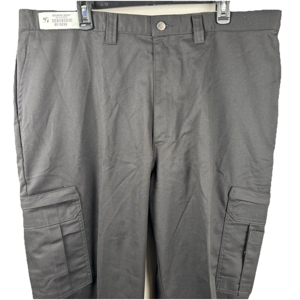 Genuine Dickies Men's NWT Relaxed Fit Flex Black Cargo Pants 42x32 LP2372BLK - Picture 5 of 6